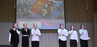 Школьники района пели о защитниках Отечества