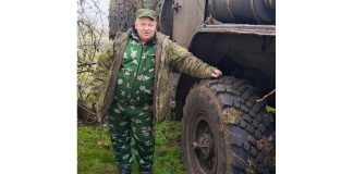 Боец с позывным «Батя» из Ухолова защищает жену и четверых детей