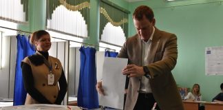 Губернатор Рязанской области Павел Малков проголосовал на выборах депутатов Государственной Думы